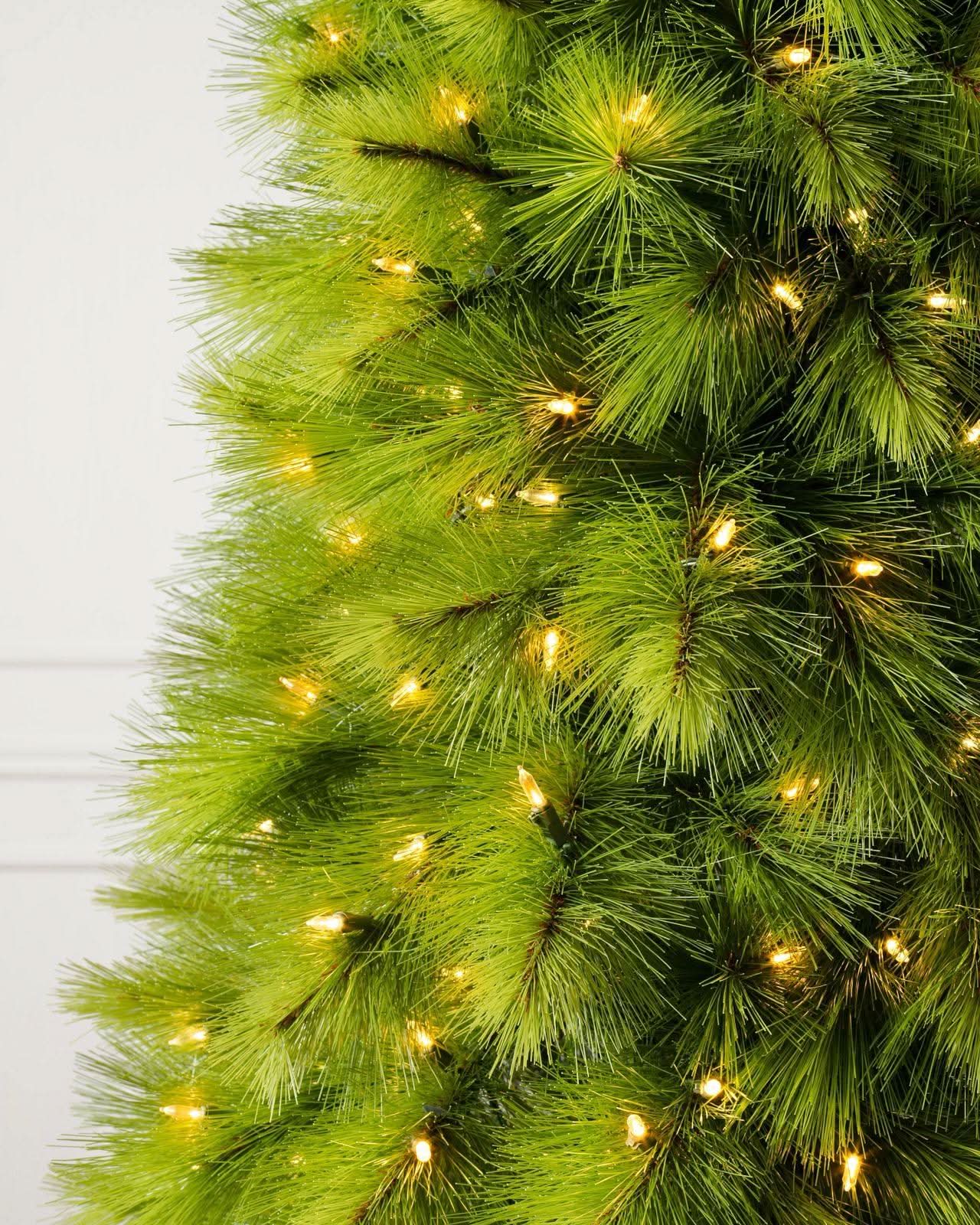 Árvore de Natal Monterey Pine Slim com Galhos Articulados, Suporte Metálico e Micro LEDs Embutidos - Imagem 5