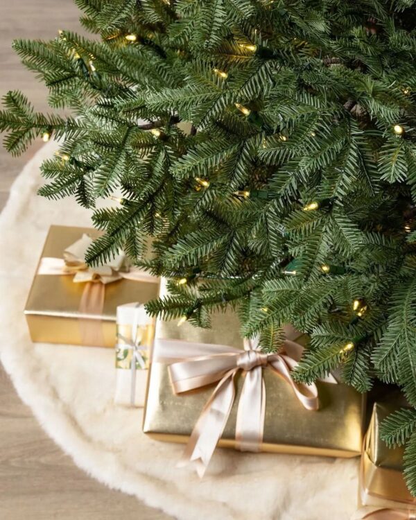 Árvore de Natal Verde Premium com Galhos Articulados, Suporte Metálico e Micro LEDs Embutidos - Imagem 3