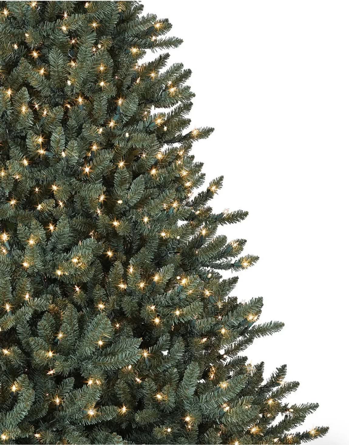 Árvore de Natal Classic Blue Spruce com Galhos Articulados, Suporte Metálico e Micro LEDs Embutidos - Imagem 4