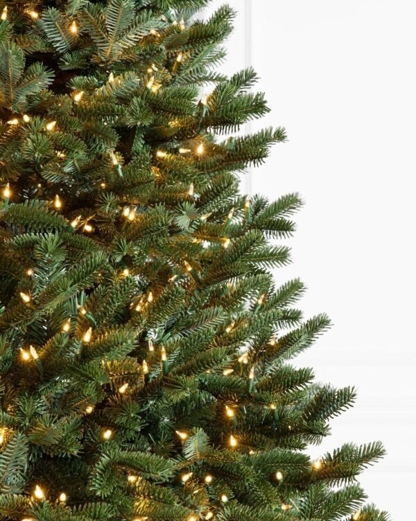 Árvore de Natal Verde Premium com Galhos Articulados, Suporte Metálico com Rodinhas e Micro LEDs Embutidos - Imagem 8