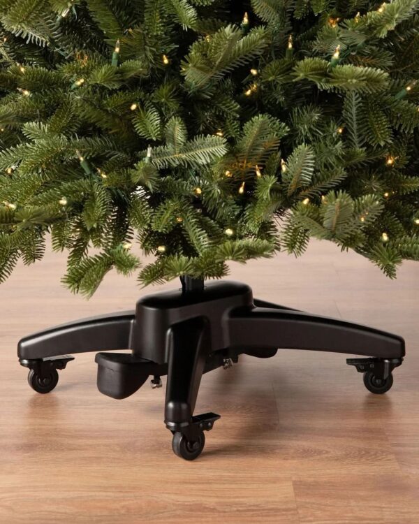 Árvore de Natal Verde Premium com Galhos Articulados, Suporte Metálico com Rodinhas e Micro LEDs Embutidos - Imagem 6