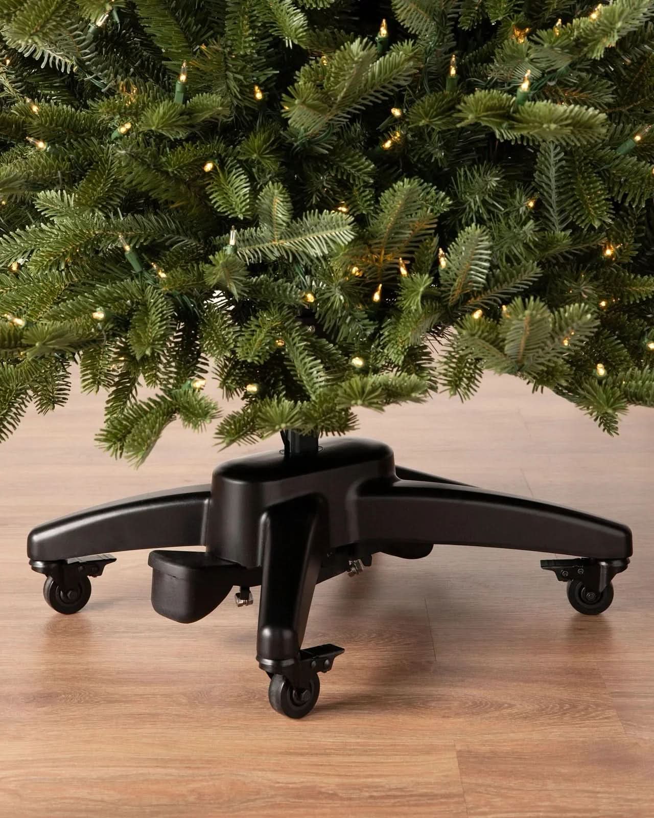 Árvore de Natal Verde Premium com Galhos Articulados, Suporte Metálico com Rodinhas e Micro LEDs Embutidos - Imagem 6