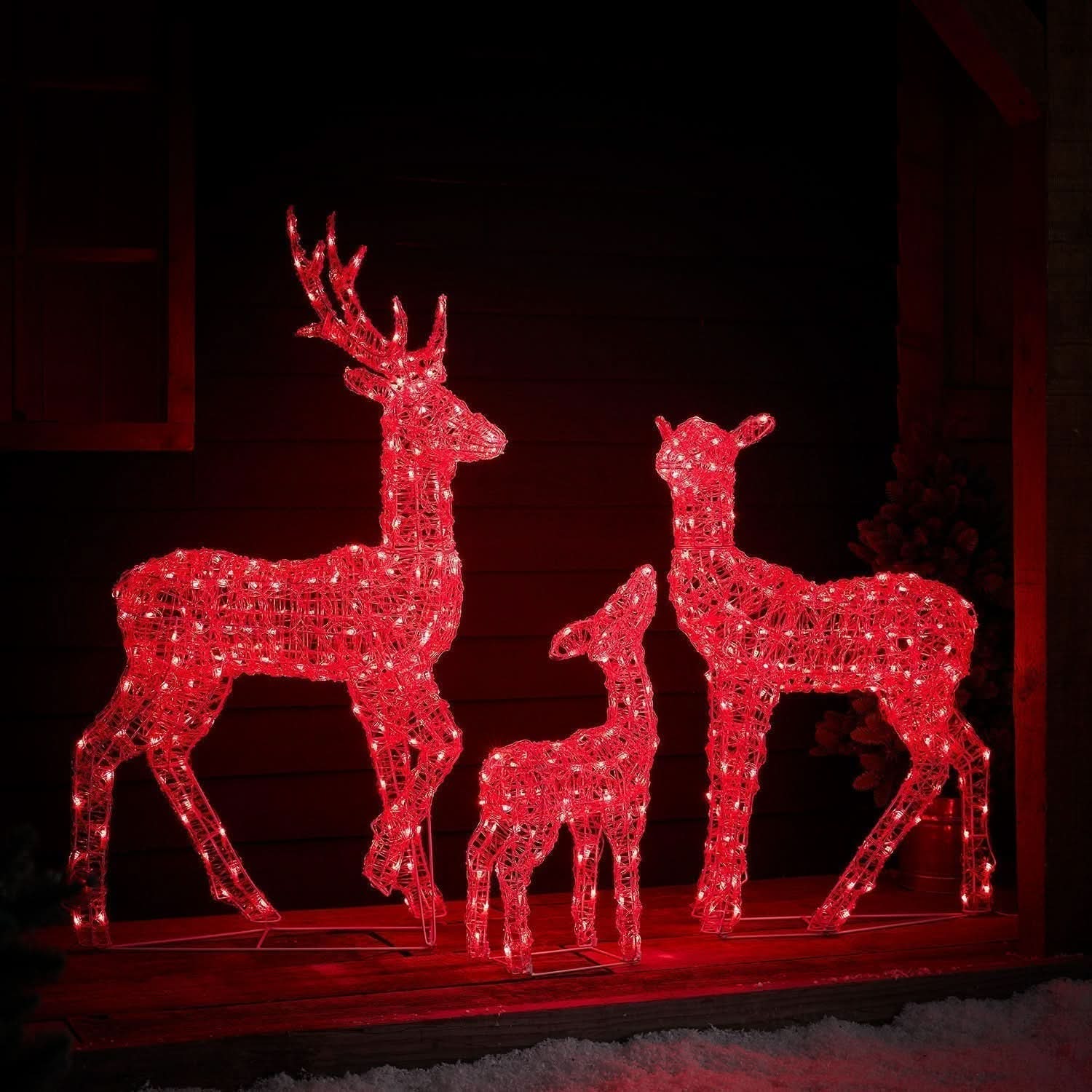 Conjunto de Renas Iluminadas com LED RGB Inteligente e Controle via Wi-Fi - Imagem 10