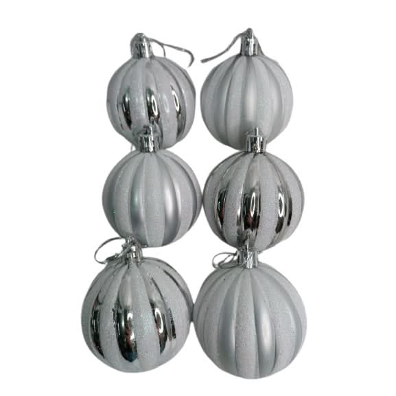 Kit 6 Bolas De Natal 6cm  Enfeite Natalino - Imagem 4