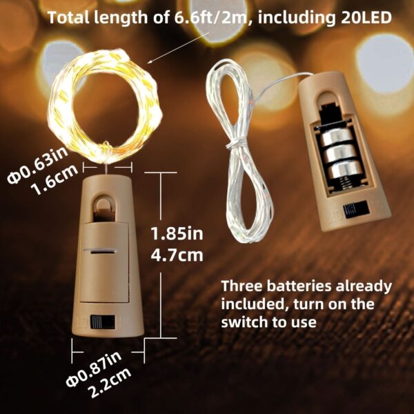 Luzes de garrafa de LED Natalina - Imagem 5