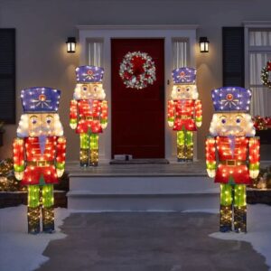 Quebra Nozes Cintilante com LEDs Brancos Frios – 1,52 m