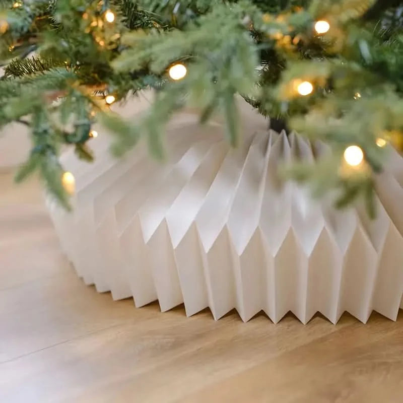 Saia Árvore de Natal em Forma de Colmeia Artesanal 65x25cm - Imagem 2