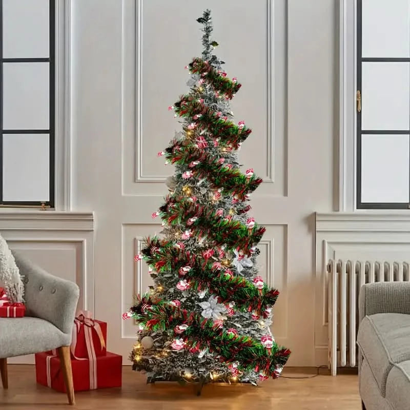 Festão Natalino Fake Com Decorações - Imagem 4