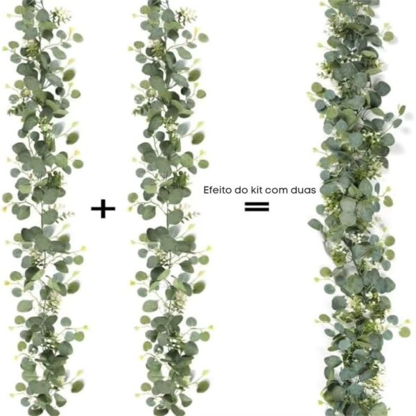 Guirlanda De Natal Eucalipto - Imagem 4