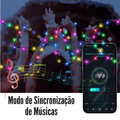 Pisca Pisca Led Smart Natalino - Controle Via Celular com 16 Milhões de Cores - Imagem 2