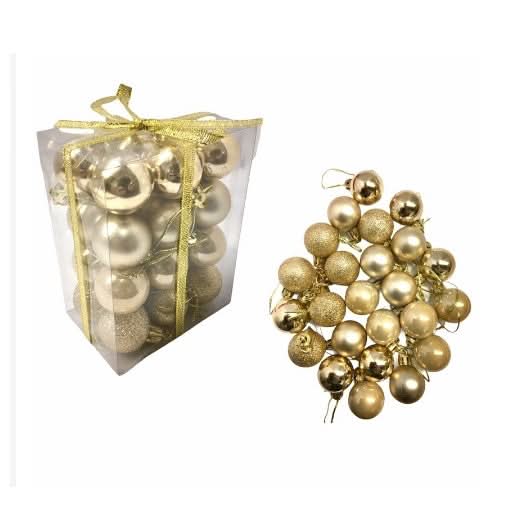 Bola De Natal 48 Peças|4CM Decoração de Natal - Imagem 3