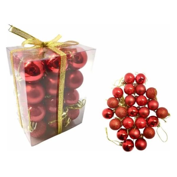 Bola De Natal 48 Peças|4CM Decoração de Natal - Imagem 2