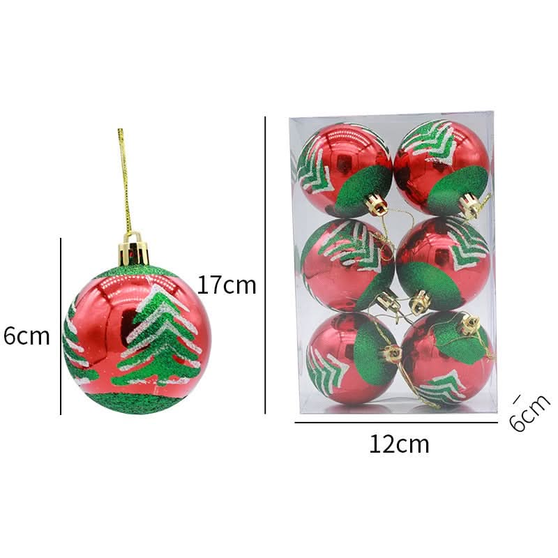 Kit 6 Peças Bolas De Natal - Imagem 9