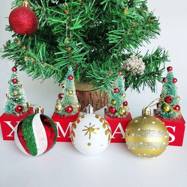 Kit 6 Peças Bolas De Natal - Imagem 4