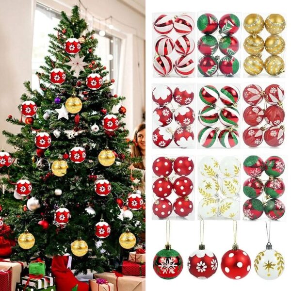 Kit 6 Peças Bolas De Natal - Imagem 2