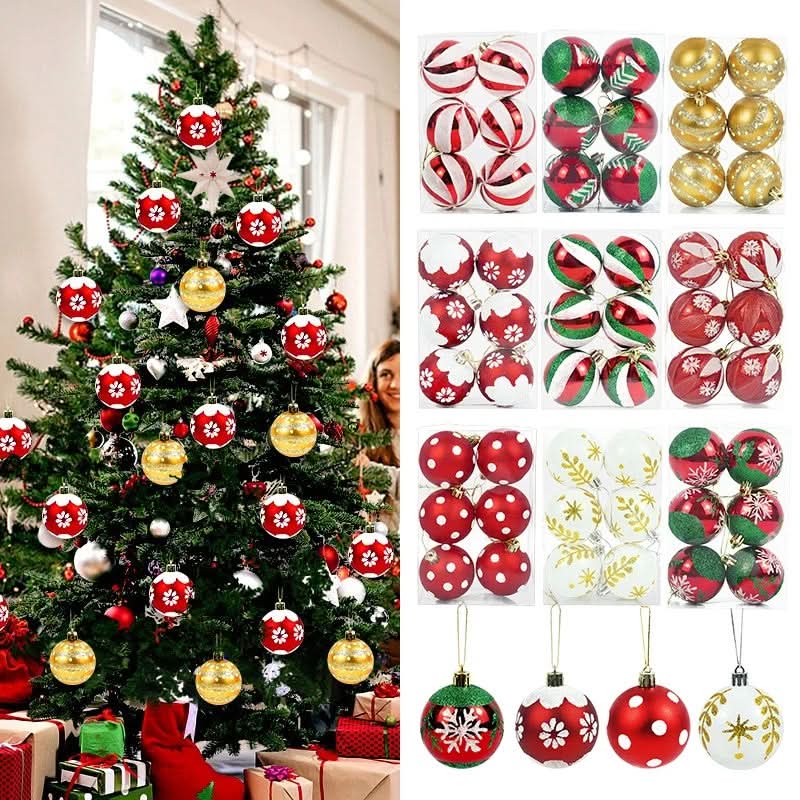 Kit 6 Peças Bolas De Natal - Imagem 2