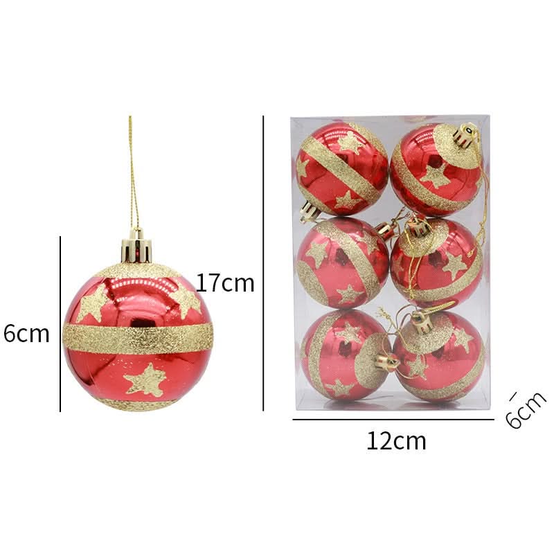 Kit 6 Peças Bolas De Natal - Imagem 14