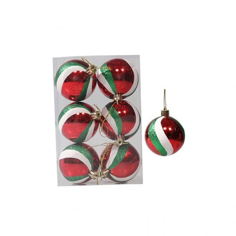 Kit 6 Peças Bolas De Natal - Imagem 13