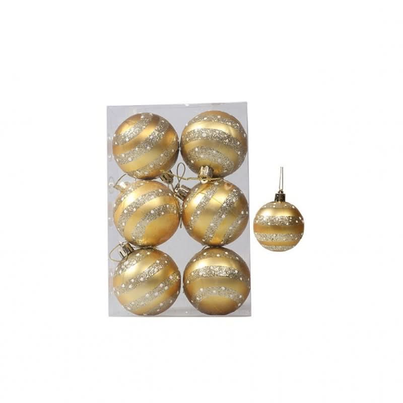 Kit 6 Peças Bolas De Natal - Imagem 12