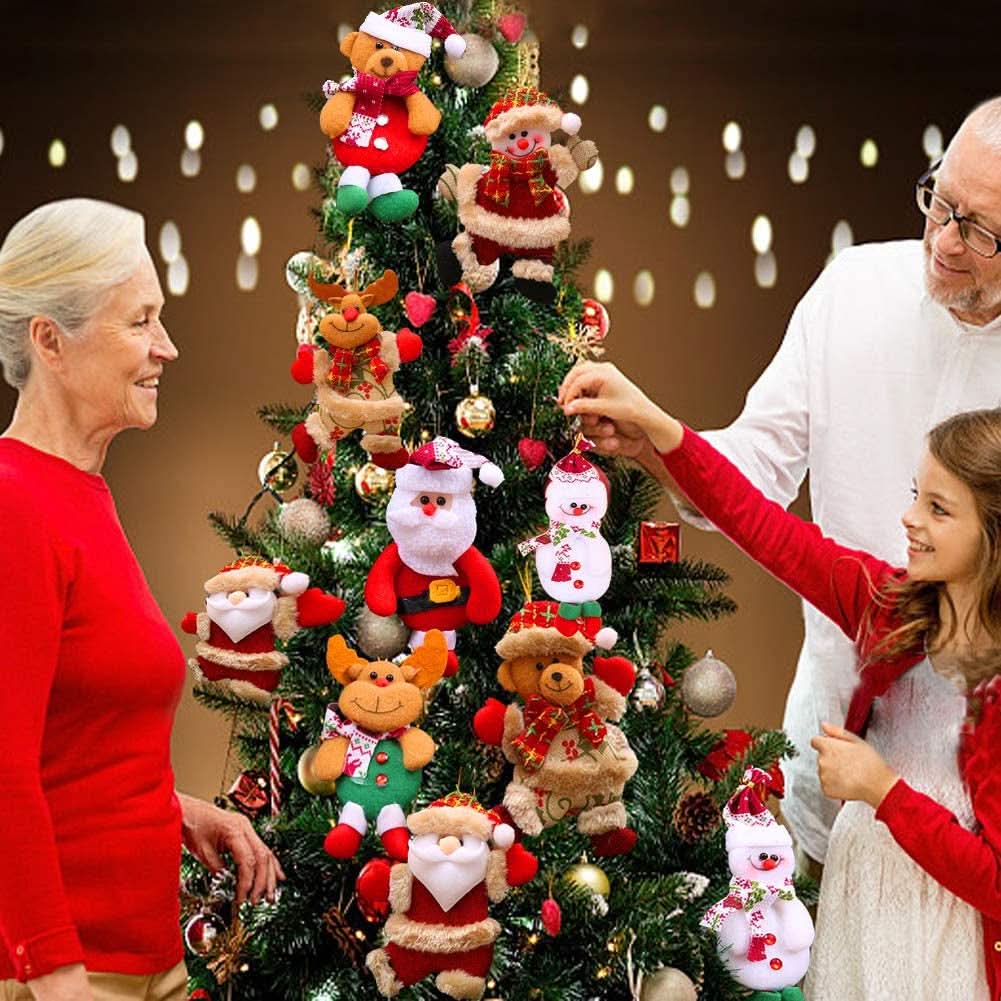12Pcs Natal Aleatório Urso De Papai Noel - Imagem 3