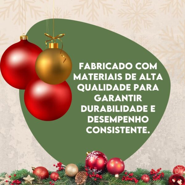 Kit 30 Bolinhas de Natal Decorações 8/6 Cm Conjunto 30 Bolas Coloridas - Imagem 4