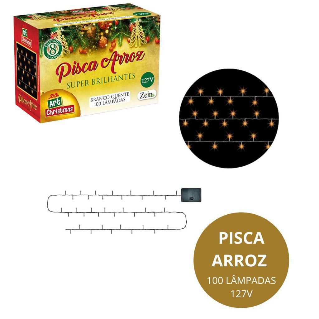 Kit 77 Enfeites Decoração Árvore De Natal Bolinhas Pisca Led - Imagem 8