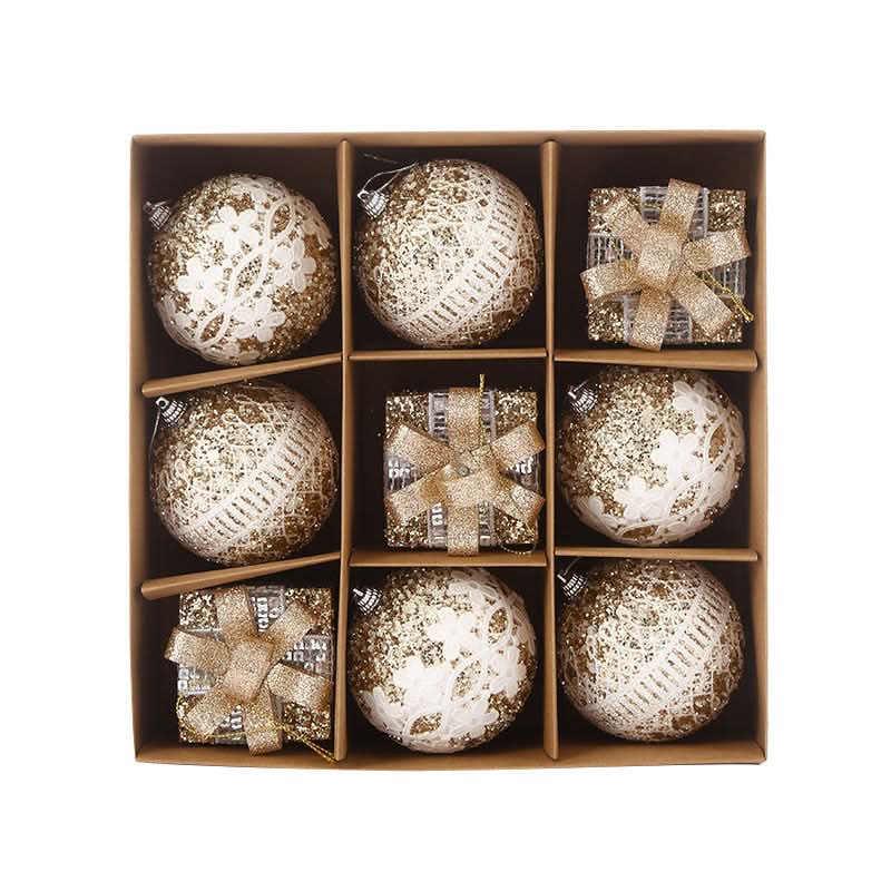 Kit 9 Peças Bolas De Natal 8CM - Imagem 7