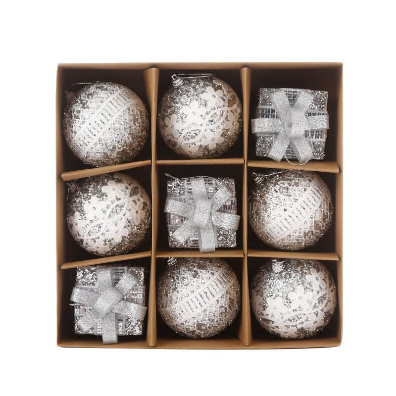 Kit 9 Peças Bolas De Natal 8CM - Imagem 4