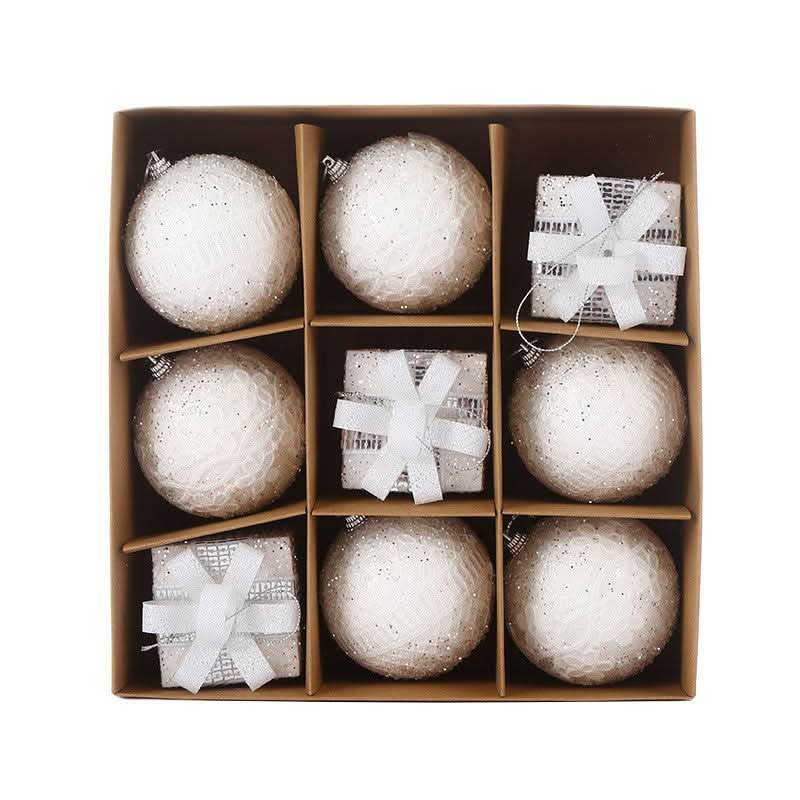 Kit 9 Peças Bolas De Natal 8CM - Imagem 5