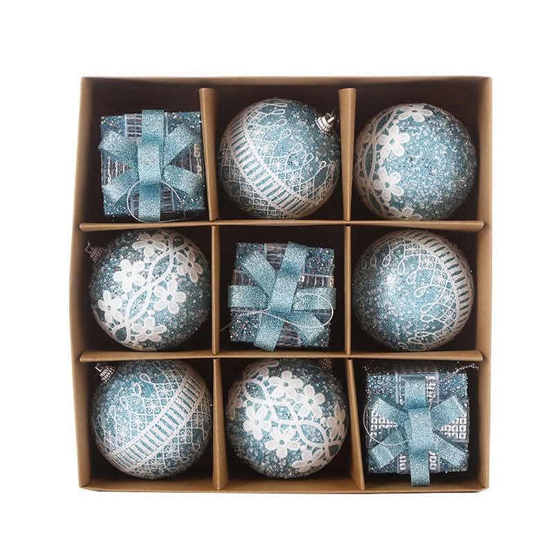 Kit 9 Peças Bolas De Natal 8CM - Imagem 6